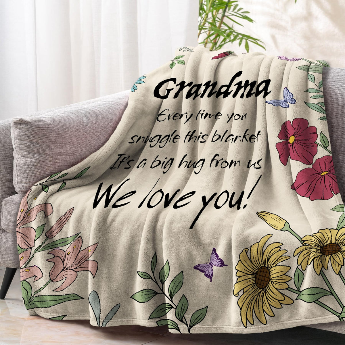 VZITSQS grandma gift wrap moment suggesting thoughtful gifting