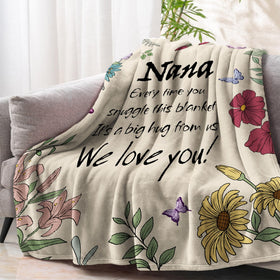 VZITSQS Mothers Day Blanket offers a warm embrace for Nana's relaxation