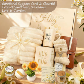 VZKOO sunflower knit adds hopeful detail to the gift.