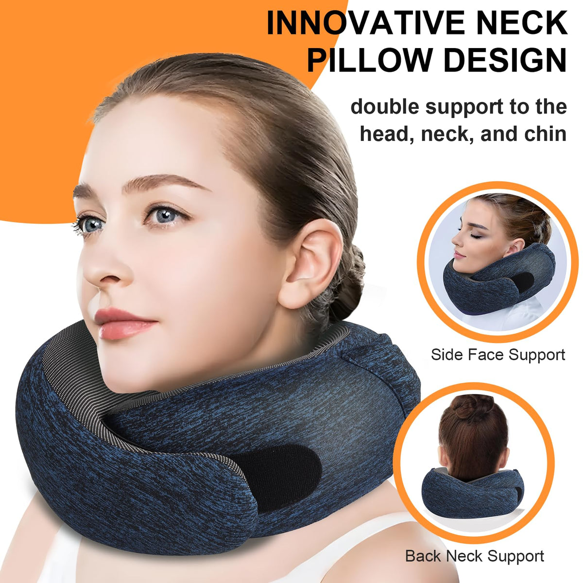 Vzpeun memory foam neck pillow delivers superior comfort and reduced pressure points.