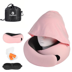 Vzpeun pillow demonstrates lightweight portability for travel.