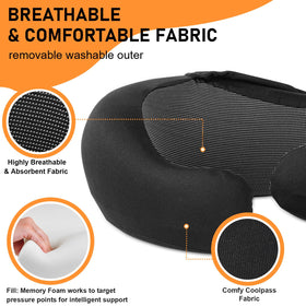 Vzpeun eye mask and earplugs set enhances private rest on the go