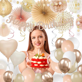 Vztipki circle dots garland creates playful backdrop detail