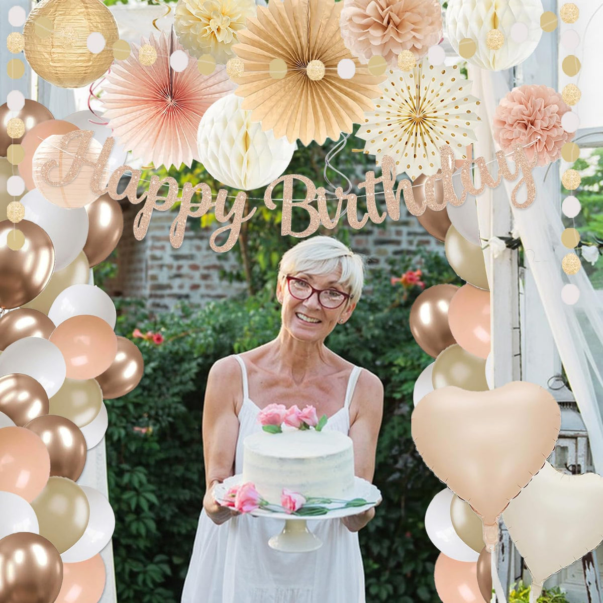 Vztipki paper flower fans add delicate boho charm to walls