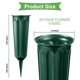 VZZNN classic retro grave vase color enhances memorial aesthetics.