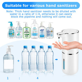 VZZNN USB rechargeable soap dispenser with long battery life.