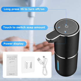 VZZNN vertical-design soap dispenser adds sleek style to bathrooms.