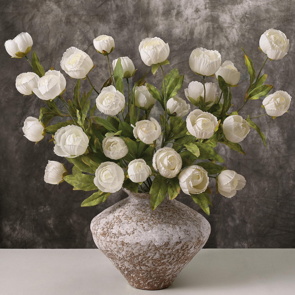 Waipfaru 6-pcs faux peonies on 27-inch stems for lush, lasting arrangements.