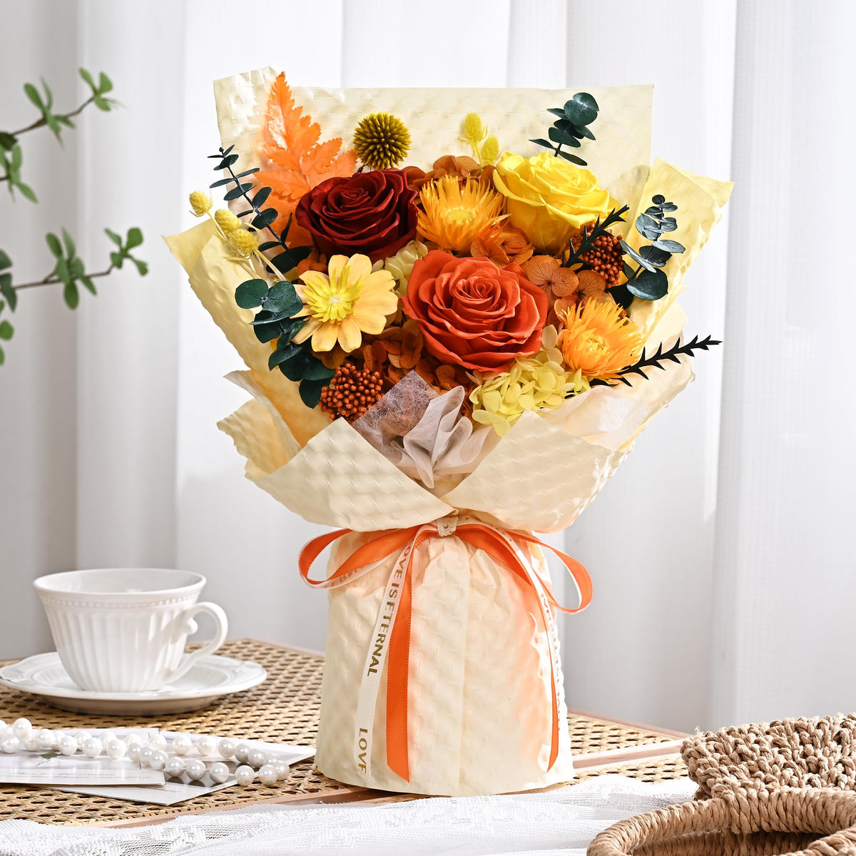 Waipfaru bouquet in gift box ready to gift with no wrapping required.