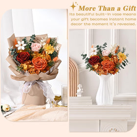 Waipfaru Durty Yellow preserved bouquet ideal Valentine’s Day gift.