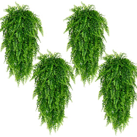Waipfaru UV-resistant hanging fern for outdoor use adds lasting greenery