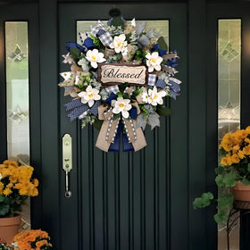 Waipfaru magnolia wreath arrives gift-ready and ready to display