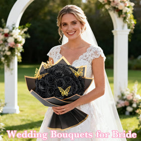 Waipfaru bouquet with wrapping and ribbon—ready-for-gift presentation.