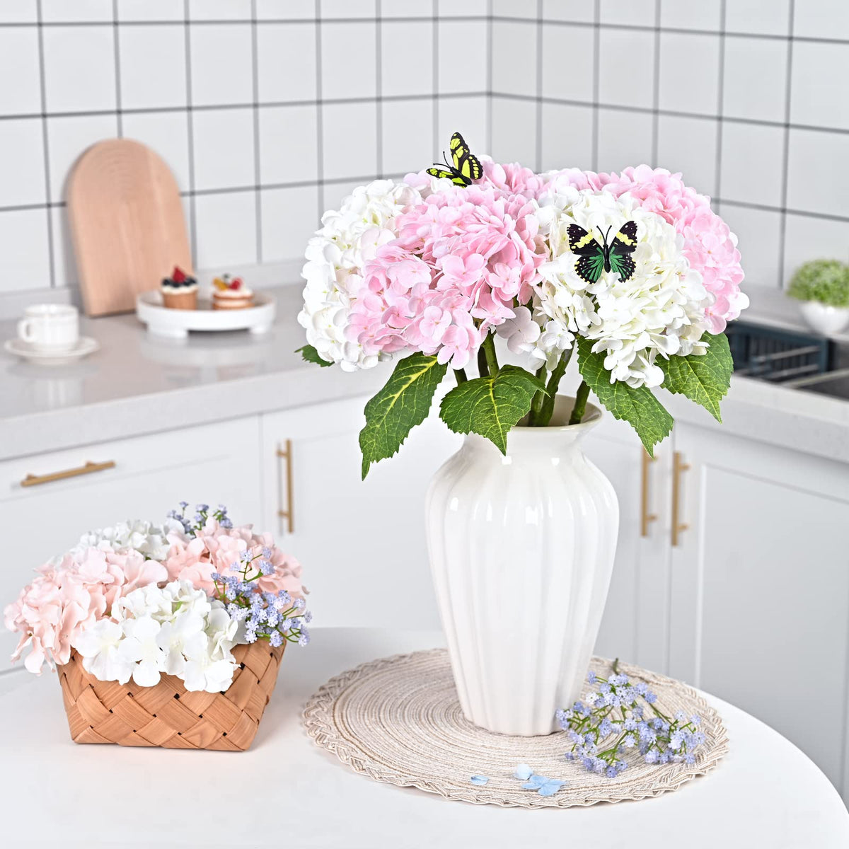Waipfaru latex petals washable for refreshed displays.