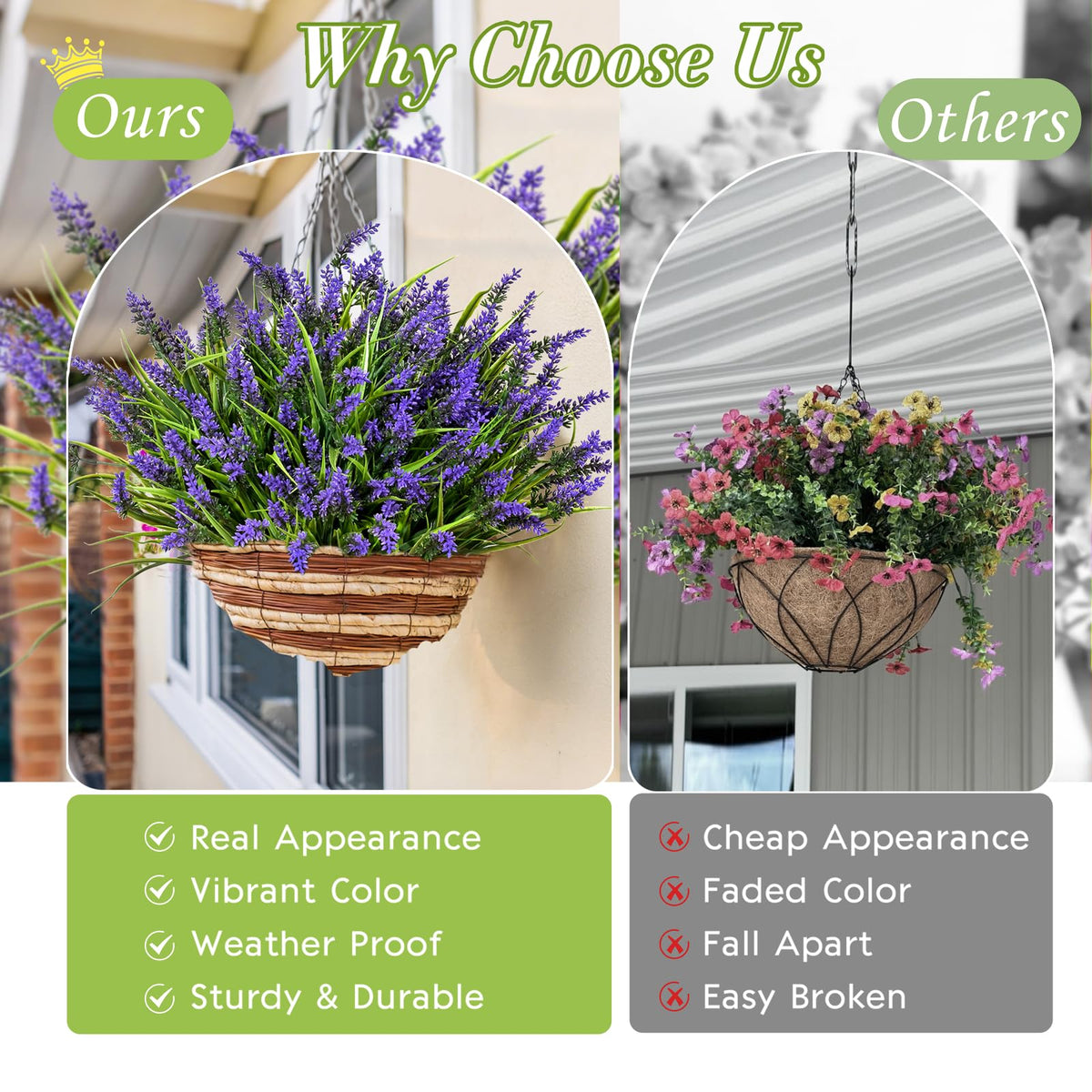 Waipfaru lavender UV-resistant material keeps colors vibrant outdoors