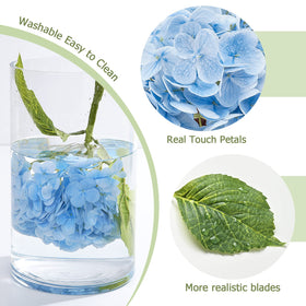 Waipfaru long stem hydrangea 16.5 inches for dramatic height in layouts.