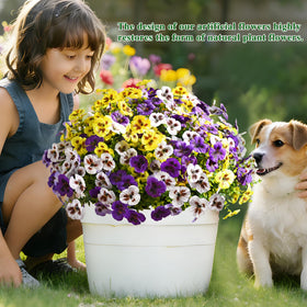 Waipfaru pansies UV-resistant fade-proof color stays vibrant in sun