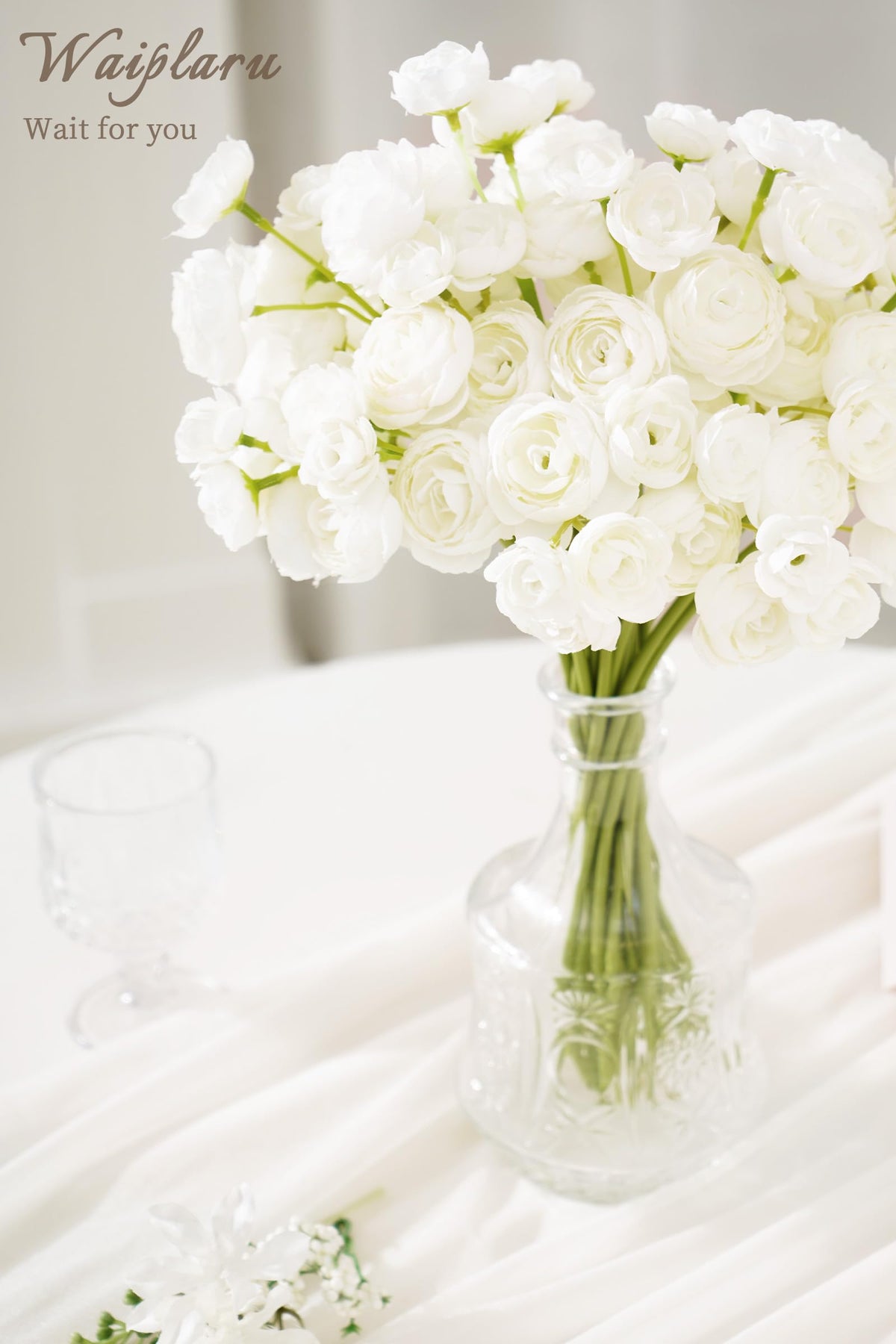 Waipfaru artificial peonies show lifelike layered petals for realistic wedding bouquets.