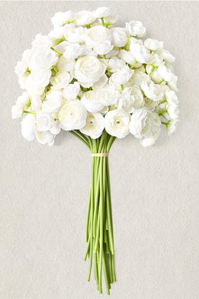 Waipfaru ranunculus flowers in full bloom elevate centerpieces with vibrant, maintenance-free elegance.