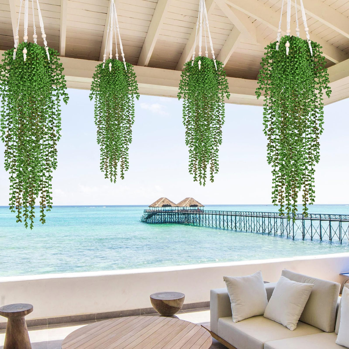 Waipfaru realistic fake ivy vines suitable for outdoor and indoor use.