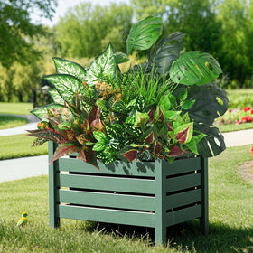 Waipfaru spring grass artificial plants for vibrant garden edges.