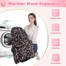 Waitu leopard wearable blanket hoodie gift-ready packaging highlights a cozy present idea