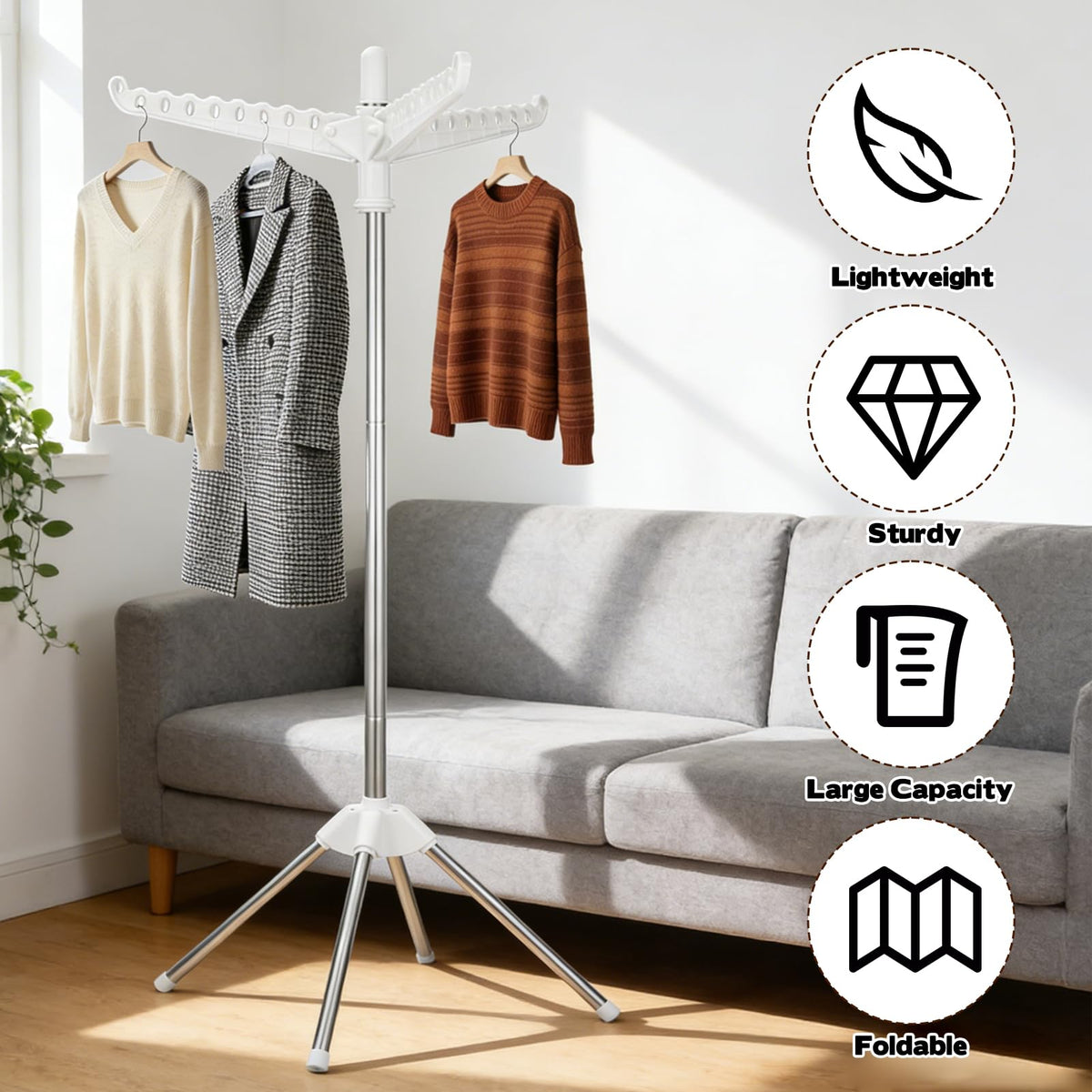 WAKCCIL-indoor-balcony-drying-solution fits compact spaces in homes.