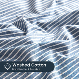 Wake In Cloud easy care cotton bedding stays vibrant after washes