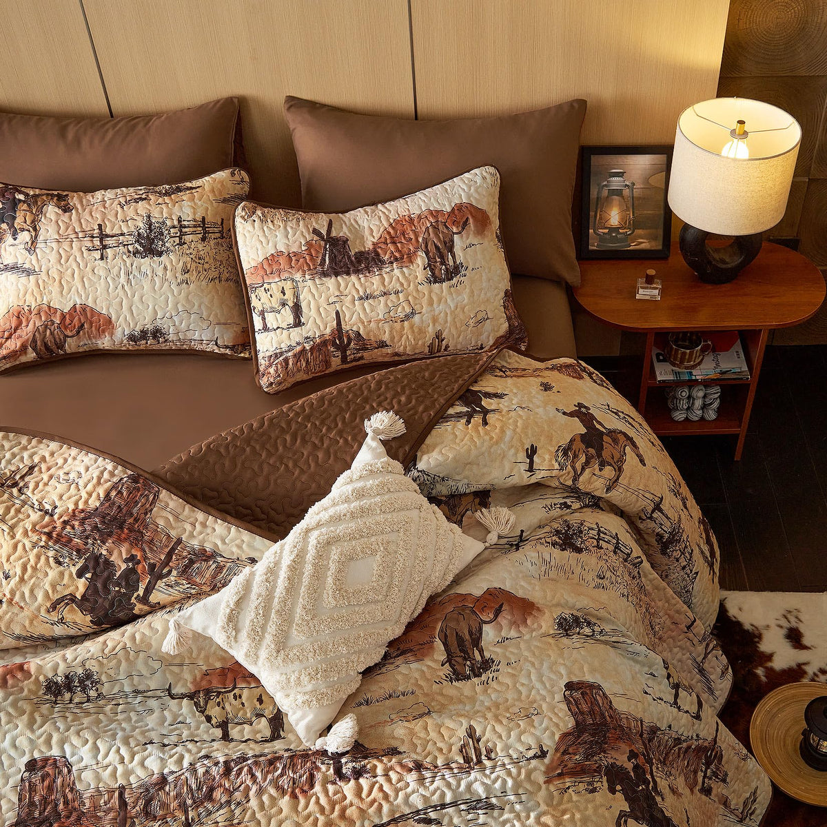 Wake In Cloud easy-care fabric: machine wash cold and tumble dry low