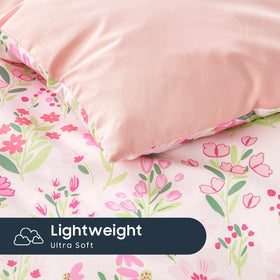 Wake In Cloud decorative pillowcase highlights whimsical floral pattern and child-friendly design.