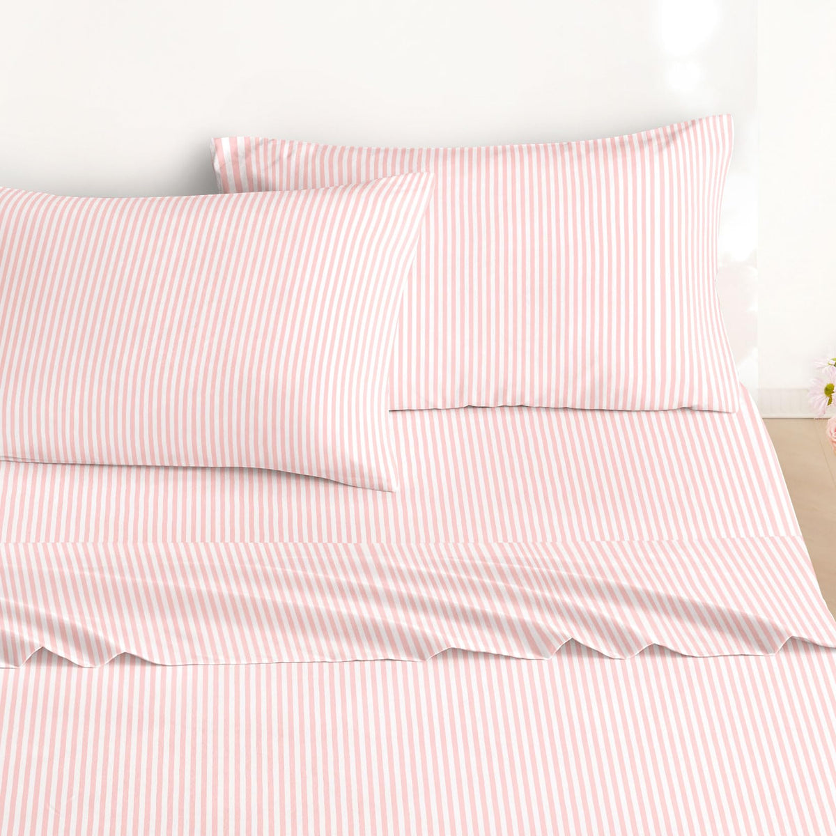 Wake In Cloud pillowcases 20x30 for soft protection and neat pillow presentation.