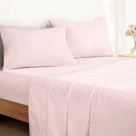 Wake In Cloud queen flat sheet 90x102 for a spacious, hotel-inspired bed.