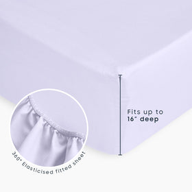 Wake In Cloud soft brushed polyester fabric closeup for cozy feel.