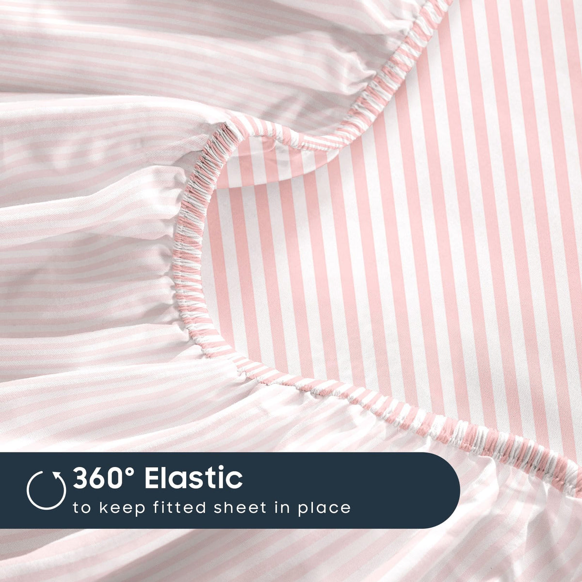 Wake In Cloud brushed polyester fabric delivers soft, lightweight comfort for restful nights.