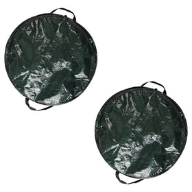 Wakeman camping trash can set compact and portable for trips