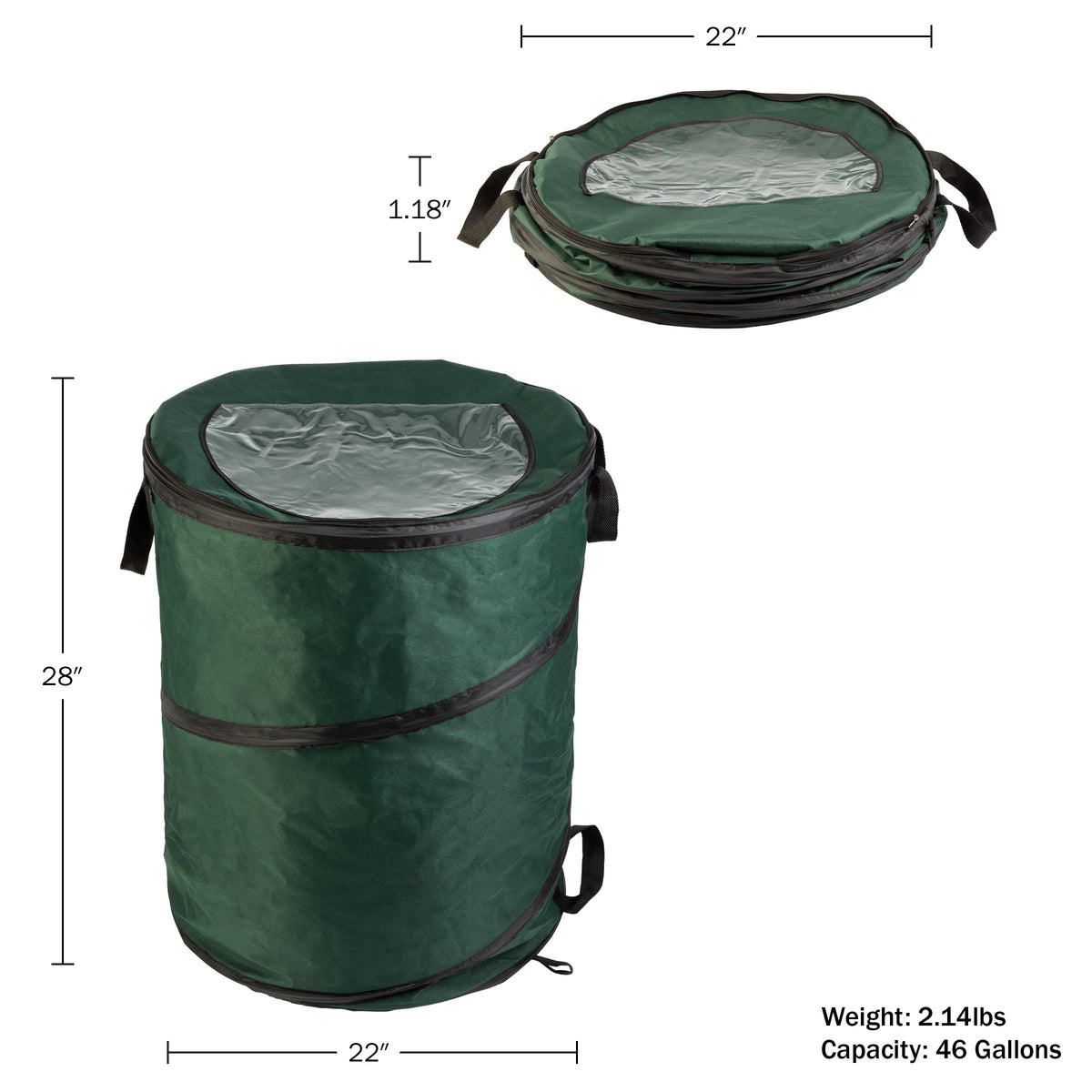 Wakeman Outdoors lightweight design with carry handles for easy transport