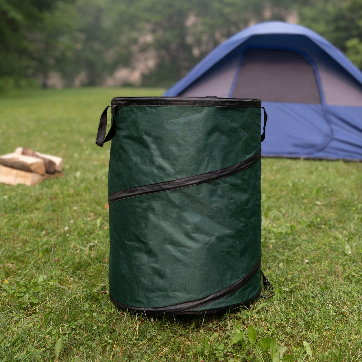 Wakeman Outdoors storage compartment for extra bags keeps supplies organized