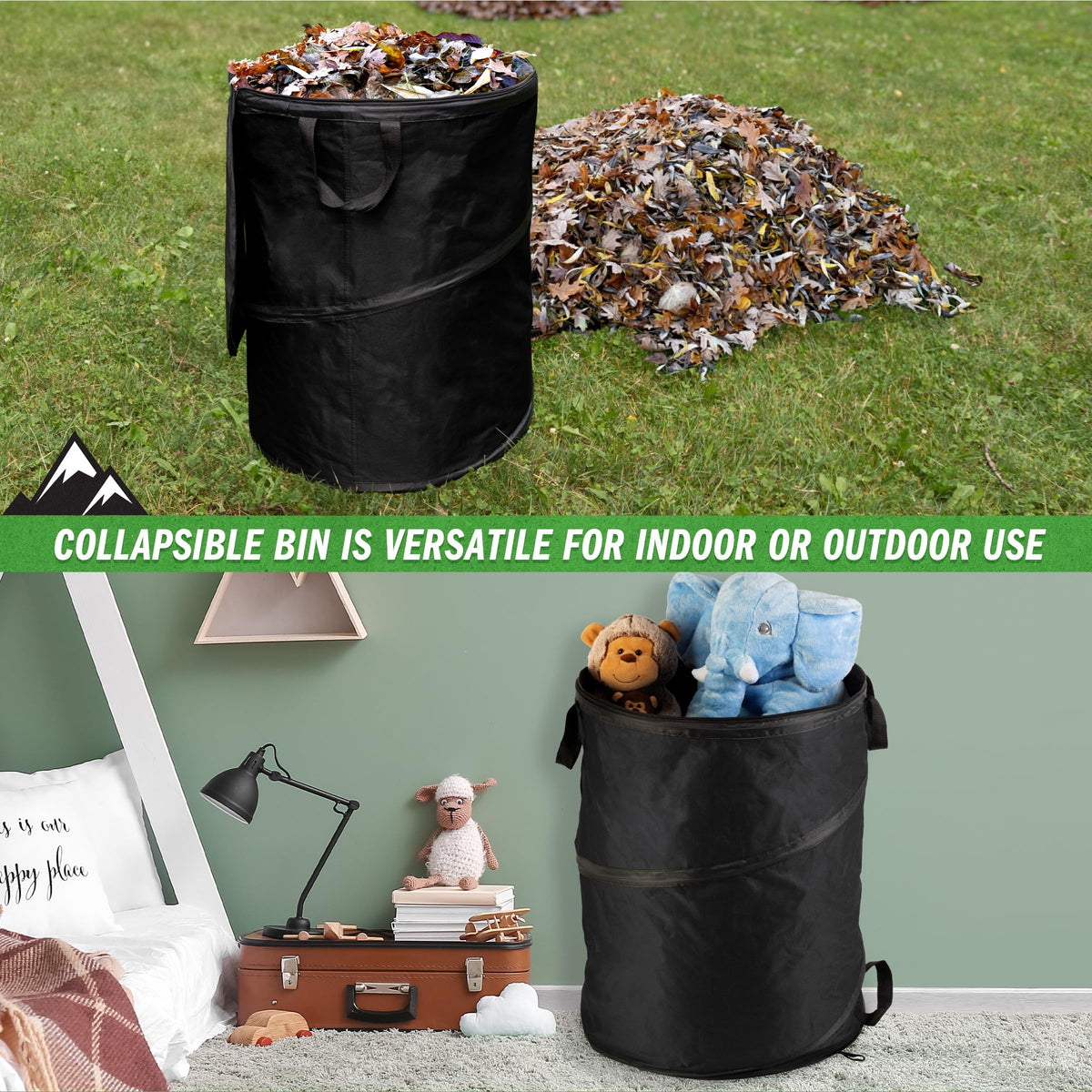 Wakeman Outdoors durable 600D polyester shell for outdoor use