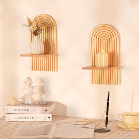 Walasis wall art candle display suitable for bathrooms or bedrooms.