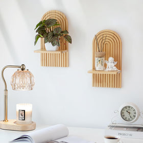Walasis minimalist boho wall decor complements modern living rooms and bedrooms.