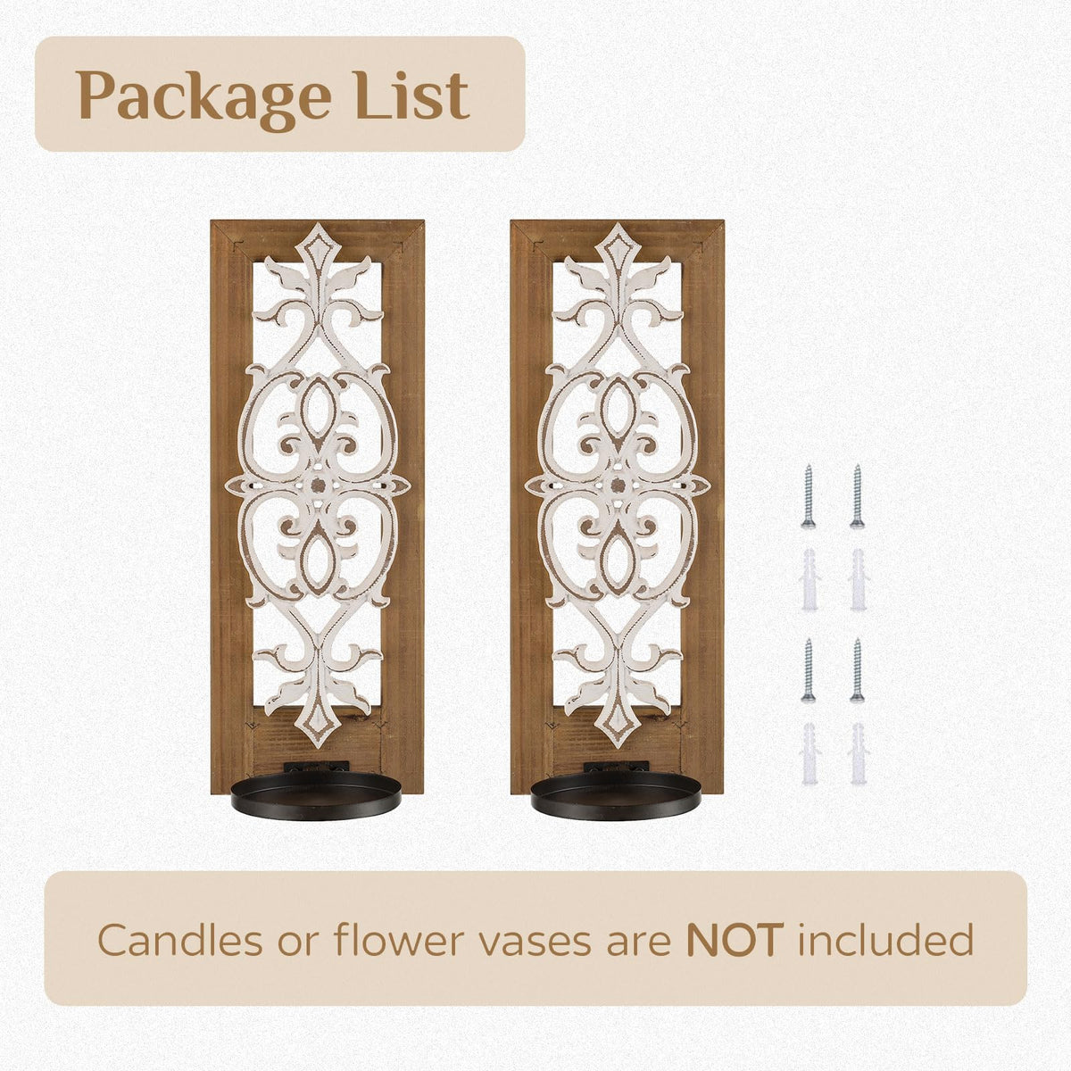 Walasis wall decor setup ideal for living room or fireplace display