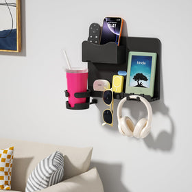 WALfuyao durable plastic shelf supports cups and light items.