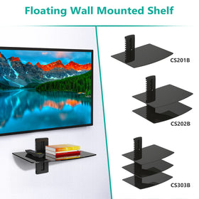 WALI wall-mount shelf demonstrates tidy cable routing and component organization.