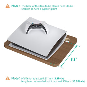 WALI CS202N cable management holes reduce clutter behind devices