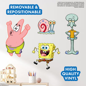 Wall Palz Patrick Star decal adds playful color to playrooms and bedrooms.