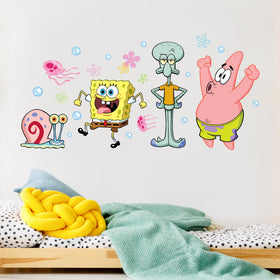 Wall Palz SpongeBob decal of SpongeBob brightens kids' rooms with peel-and-stick fun.