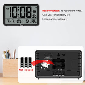 WallarGe clock supports eight time zones and DST adjustments