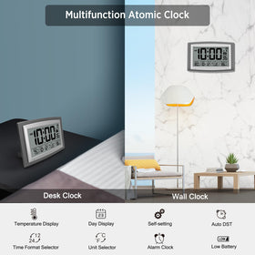 WallarGe 12.5-inch display clock offers clear visibility.