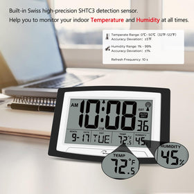 WallarGe Atomic Clock battery-operation showcases cordless convenience for desk or wall.