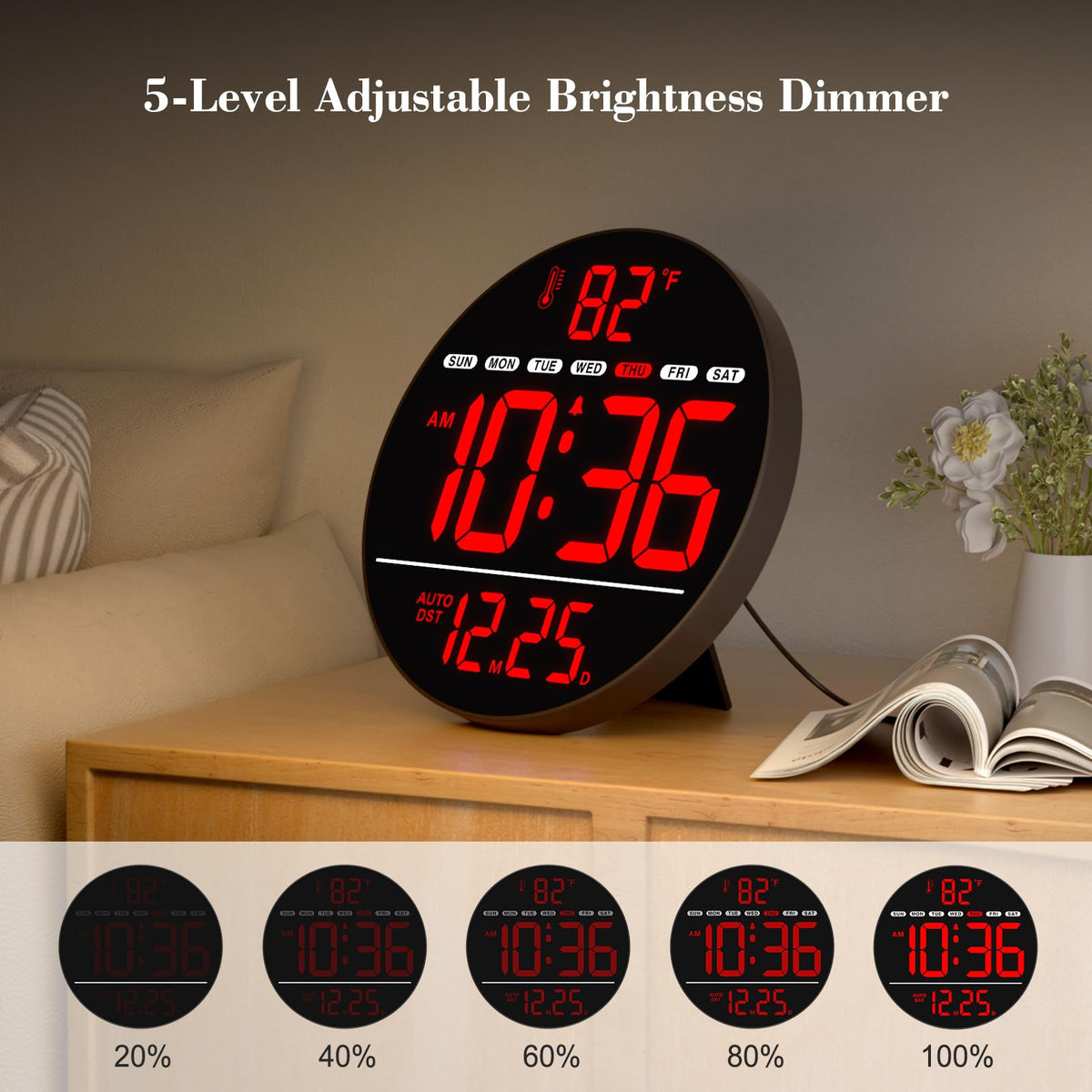 WallarGe auto DST date and day display for accurate scheduling